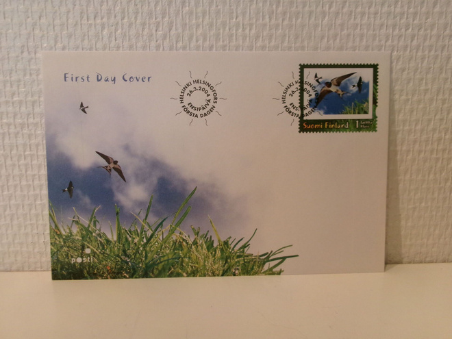 FDC- ensipäiväkuori - Pääskysiä - 2004