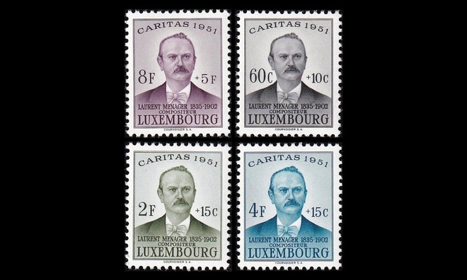 Luxemburg 484-7 * Caritas säveltäjä Laurent Menager (1951