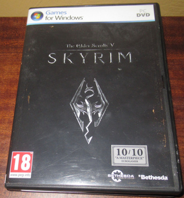 Skyrim PC DVD games for windows + ohje