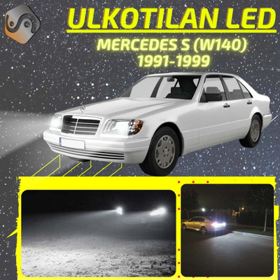 S (W140) 1991-1999 Ulkoiset LED -valot