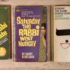 Harry Kemelman kolme dekkaria - pikkukuva 1