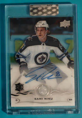 Sami Niku 2018-19 UD Clear Cut Rookie Auto