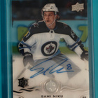 Sami Niku 2018-19 UD Clear Cut Rookie Auto - pikkukuva 1