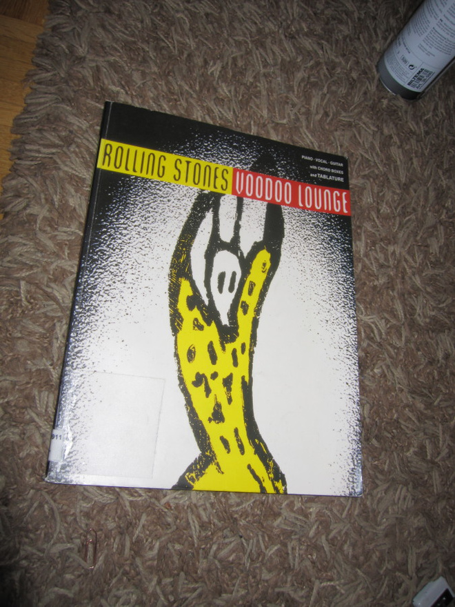 ROLLING STONES . voodoo lounge : nuottikirja