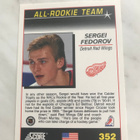 1991-92 Score American Sergei Fedorov #352 - pikkukuva 2