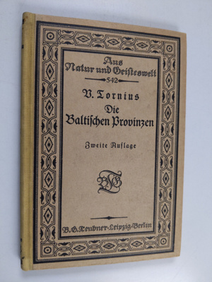 Valerian Tornius : Die Baltischen Provinzen