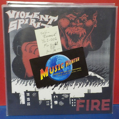 VIOLENT SPIRIT - FIRE M-/M- FIN 2021 PRESS EP 7"