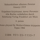 Hermann Hesse - Demian: Emil Sinclairin nuoruudentarina - pikkukuva 3