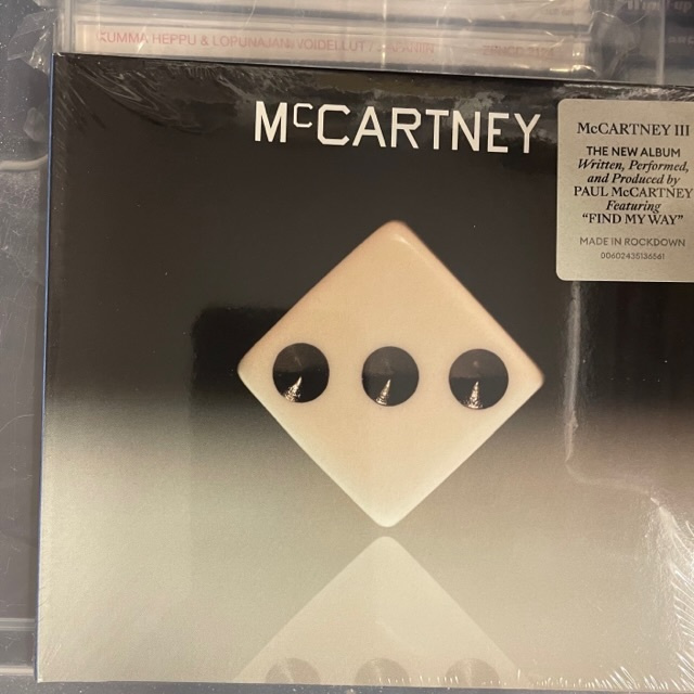 PAUL McCARTNEY - McCartney III  cd digipak (yhä muoveissa)