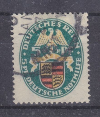 Saksa reich 1926 LaPe 393 leimattuna.