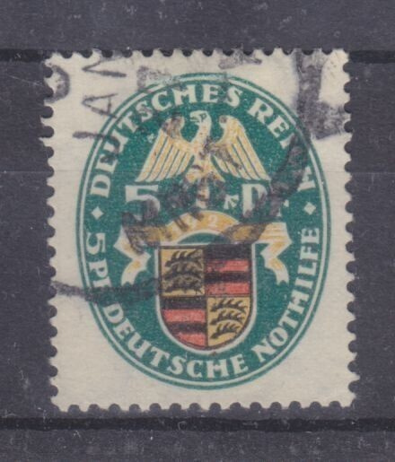 Saksa reich 1926 LaPe 393   leimattuna.