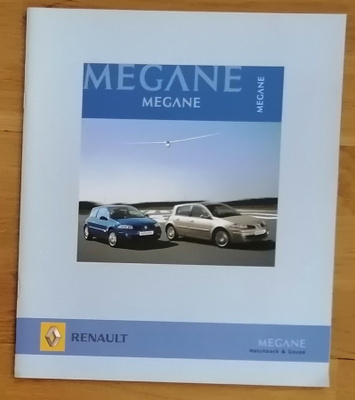 2006 Renault Megane esite - KUIN UUSI - 36 sivua - suom