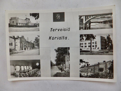 VANHA Postikortti Kouvola Koria kulk 1965