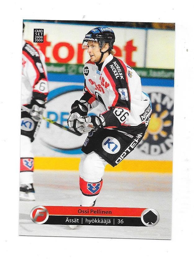 2008-09 CardSet #350 Ossi Pellinen  Ässät
