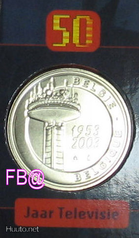 2003 BELGIA BU sarja 1c- 2euro + Mitali