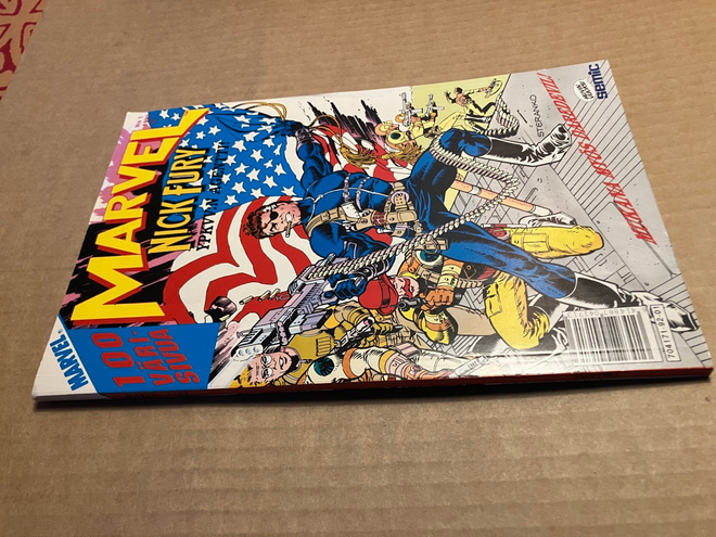 MARVEL 1/1992 NICK FURY HYVÄ