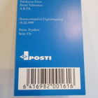 POSTITUORE POSTIMERKKI PIENOISARKKI TIELAITOS 100 V 15.2.-99 - pikkukuva 3