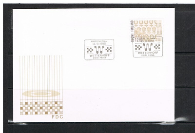 1985  Yleismerkki 12,00mk Damastiliina