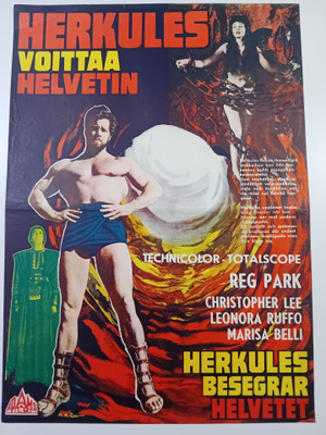 Herkules Voittaa Helvetin elokuvajuliste (Mario Bava)