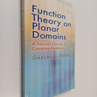 Stephen D. Fisher : Function theory on planar domains : a... - pikkukuva 1