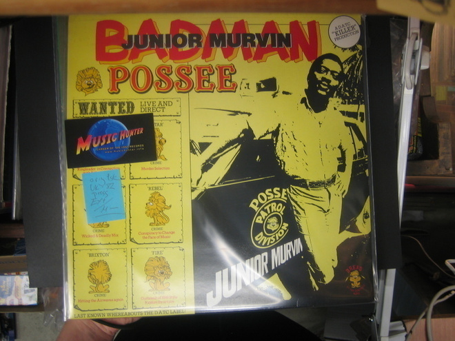 JUNIOR MURVIN - BAD MAN POSSE LP  1ST UK-82  EX+/M-