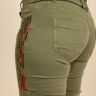 Desigual vihreät kuviolliset shortsit 38 - pikkukuva 3