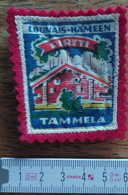Matkamuisto Hihamerkki kankainen ommeltava