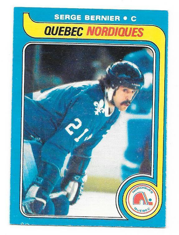 1979-80 OPC #47 Serge Bernier Quebec Nordiques