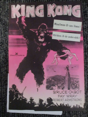 King Kong (1933) - vanha elokuvajuliste - RE1962