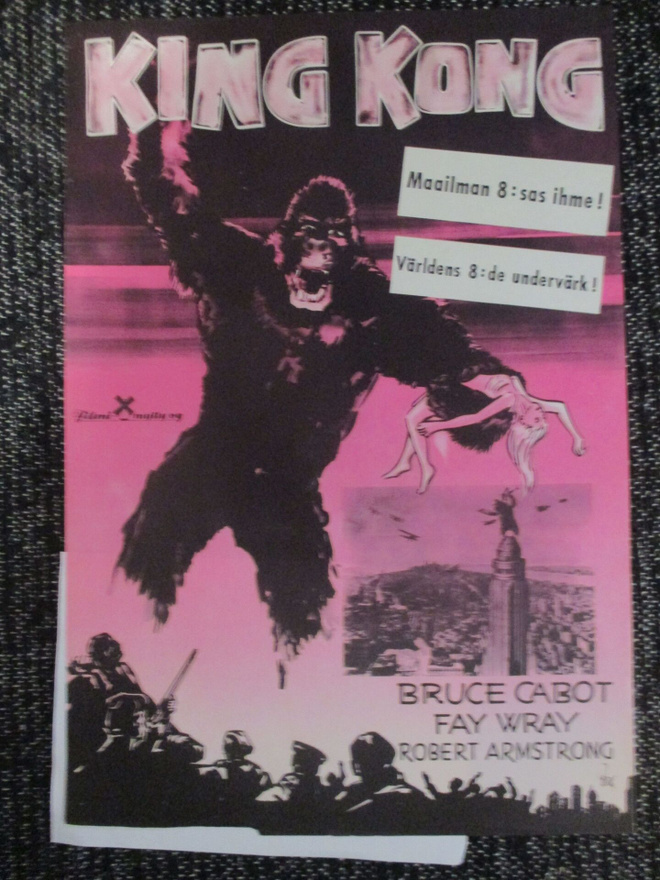 King Kong (1933) - vanha elokuvajuliste - RE1962