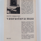 Matti Virkkunen : Vaurastuva maa : Esitelmiä ja puheita v... - pikkukuva 2
