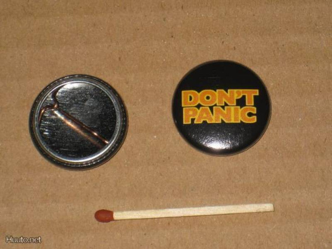 Don´t Panic rintanappi 1" (m3)