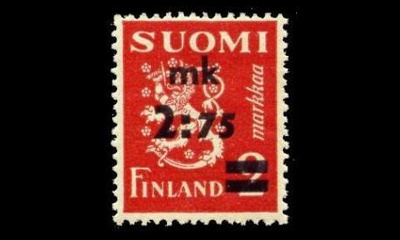 232 ** Leijona lisäp. 2,75mk/2mk pun. (1940)