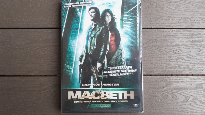DVD: Macbeth (Sam Worthington, Victoria Hill 2005) UUSI