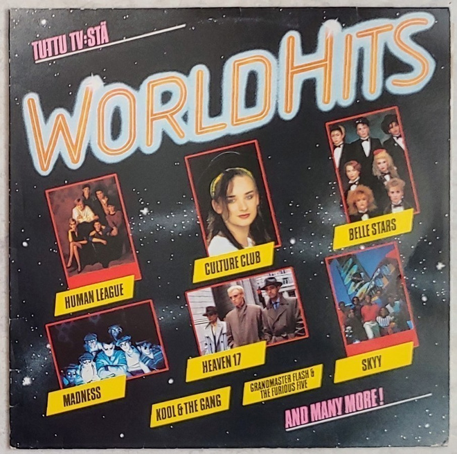 WORLD HITS – Polarvox kokoelma-LP 1983 - The Message ym.