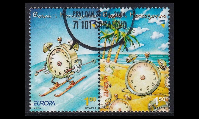 Bosnia-Hertsegovina 359-60p o Europa loma (2004)