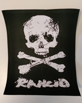 Rancid uusi pääkallo selkämerkki/backpatch