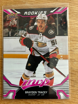 Brayden Tracey 22-23 MVP #226 RC Magenta 47/100