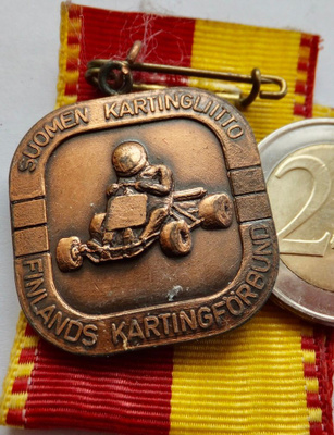 VANHA Merkki Mitali Suomen Kartingliitto