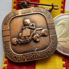 VANHA Merkki Mitali Suomen Kartingliitto - pikkukuva 1