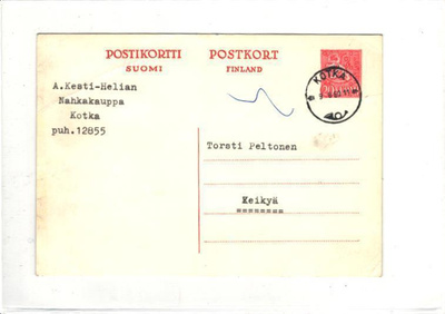FIRMAKORTTI KOTKA