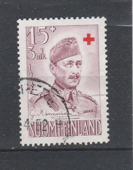 Suomi 1952, PR merkki 15mk+3mk,  , leimattu