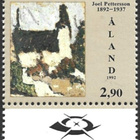 Ål 1992 Joel Pettersson 2,90 mk välilöpari logo ** LaPe 062 - pikkukuva 1