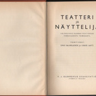 Salmelainen & Lahti: Teatteri ja näyttelijä,GUM 1937,sid,K3+ - pikkukuva 2