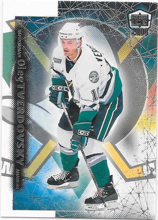 1999-00 Pacific Dynagon ICe #13 Oleg Tverdovsky Anaheim