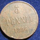 5 penniä 1896 - pikkukuva 1
