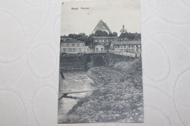 Vanha Kirkkokortti Porvoo 1914