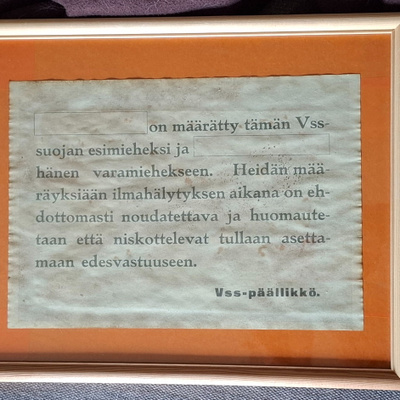 Väestönsuojelun taulu