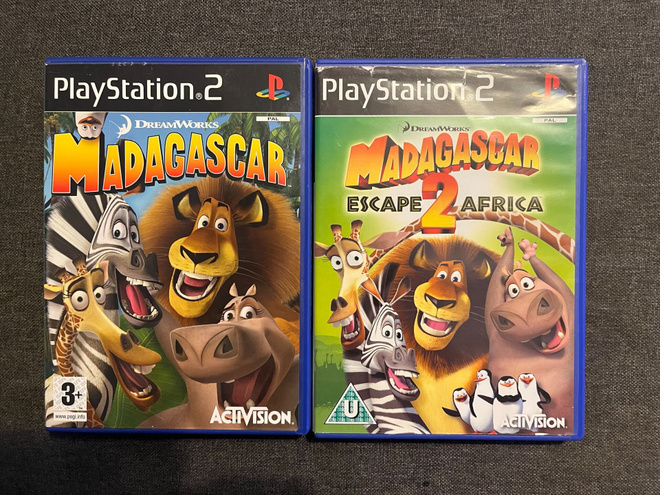 Madagascar & Madagascar - Escape 2 Africa PS2