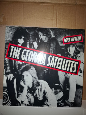 THE GEORGIA SATELLITES - Open All Night LP - Elektra 1988